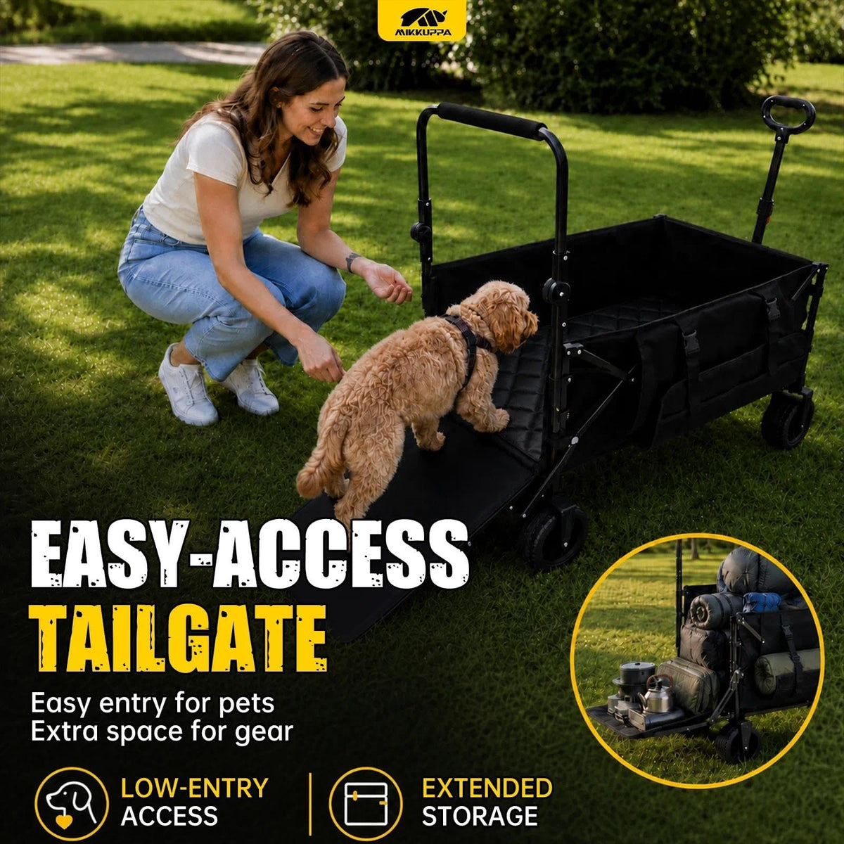 Folding Dog Wagon with Ramp O130