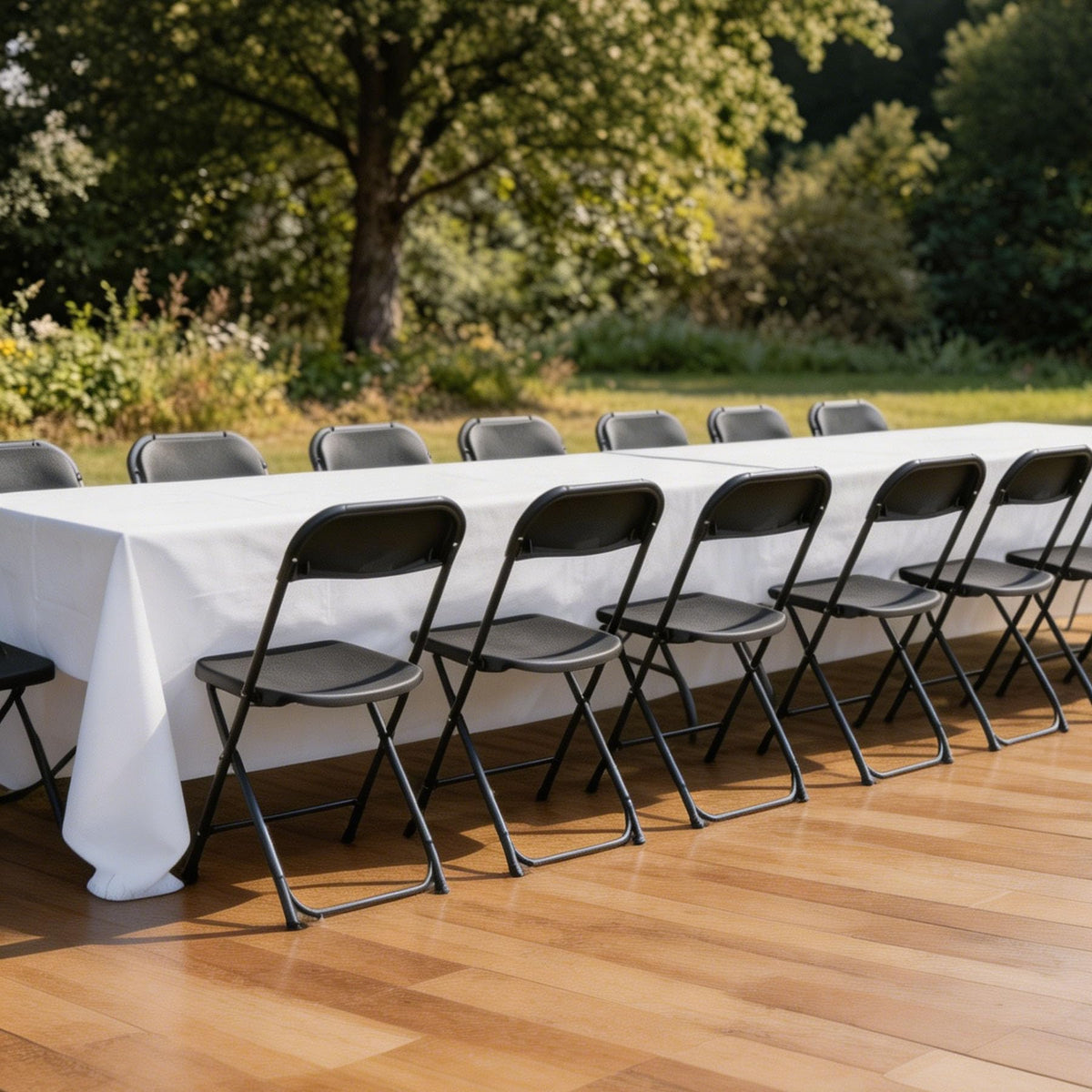 Plastic Folding Chairs Set of 10 T6712