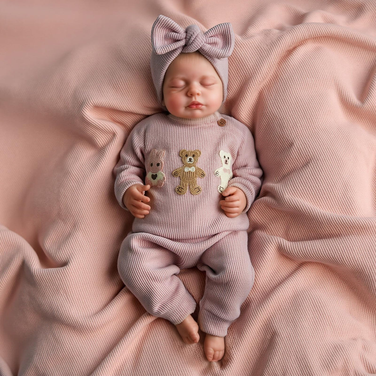 20 Inch Lifelike Reborn Baby Dolls Twins N6722
