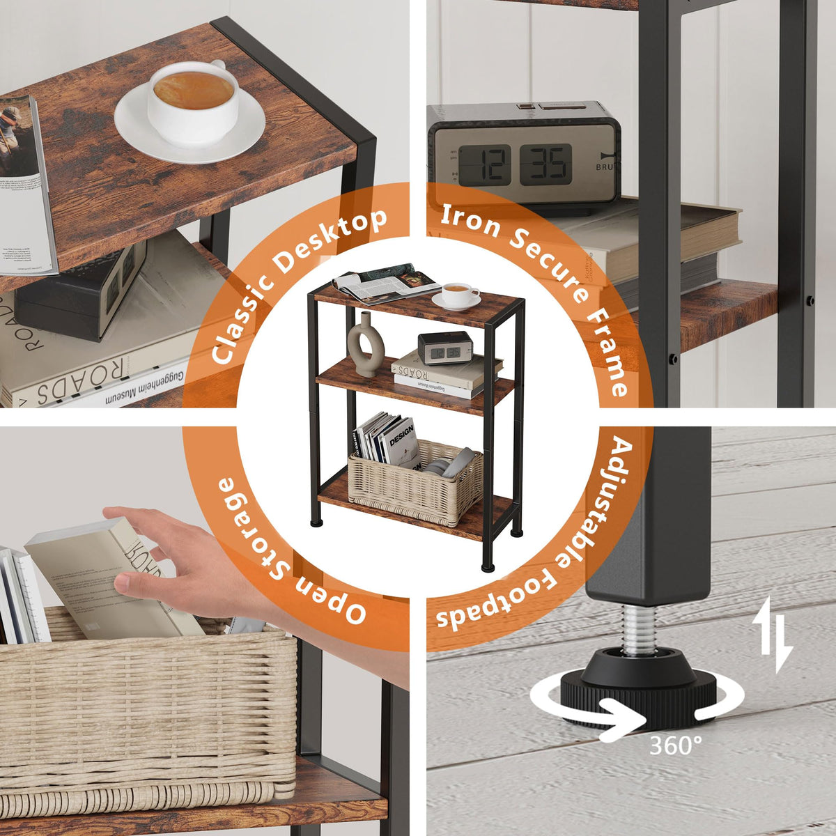 3-Tier Side Table H8923
