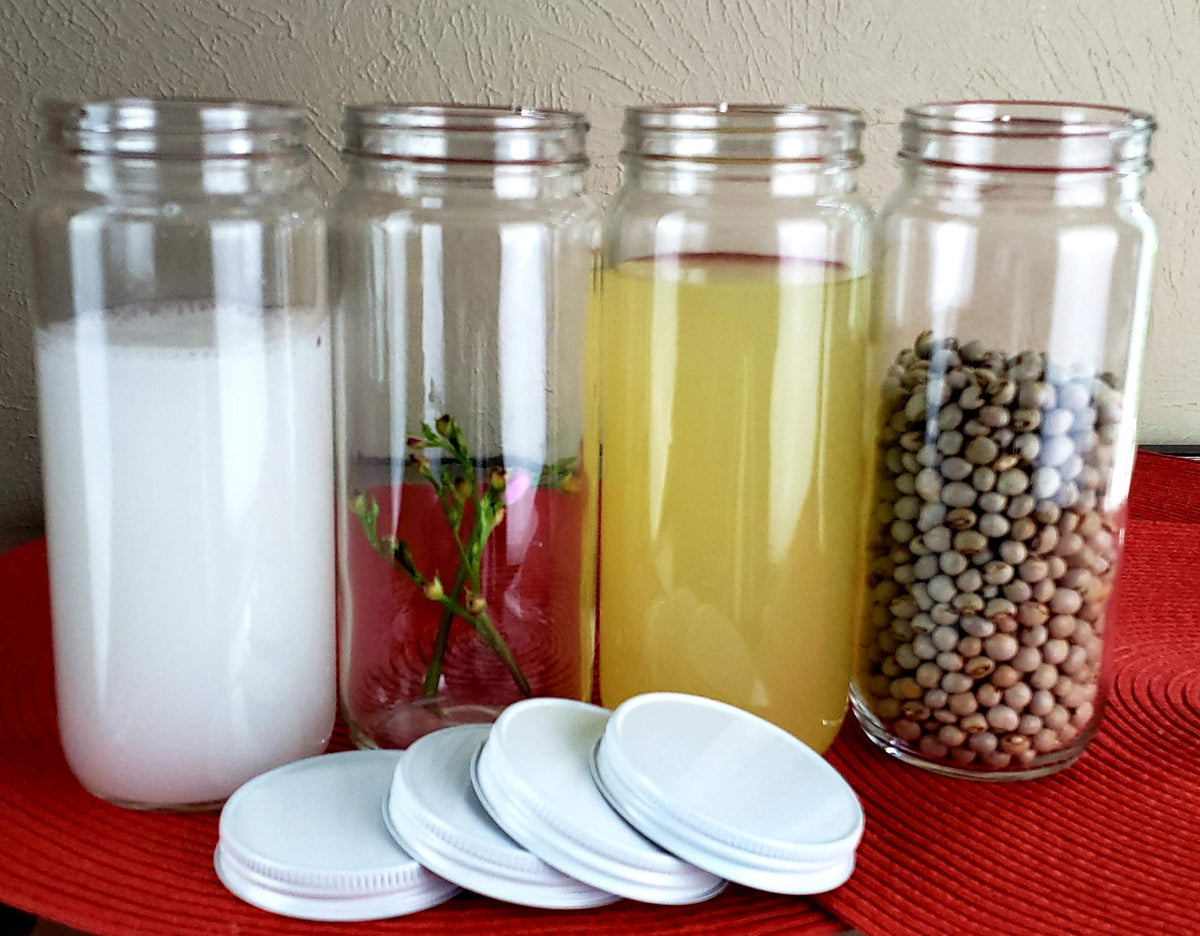 Wide Mouth Glass Bottle Jar 16 oz P787243