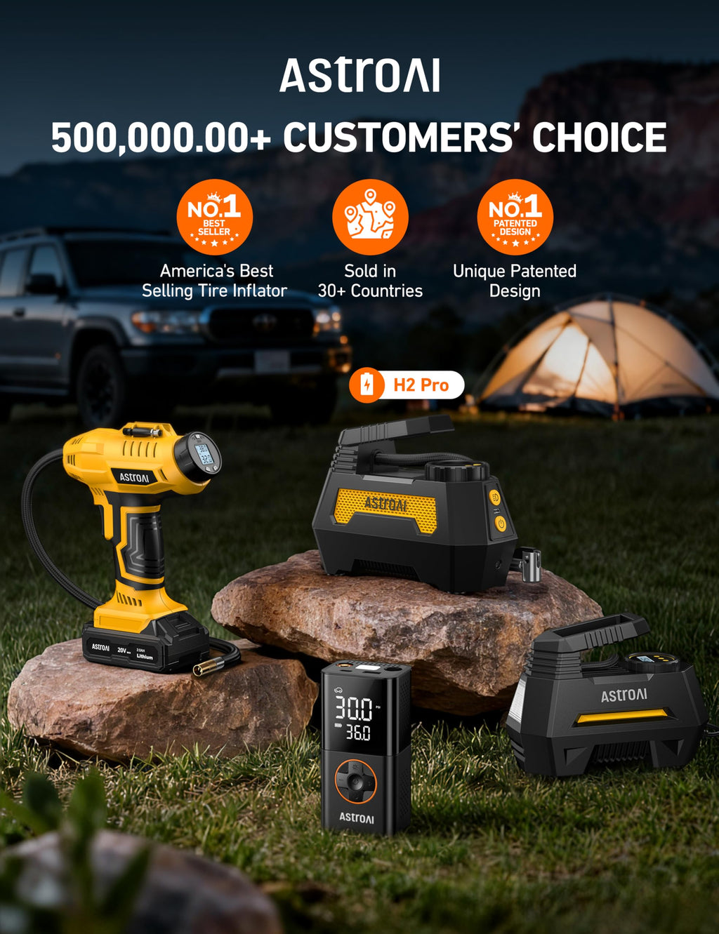 Cordless Portable Air Compressor W7004