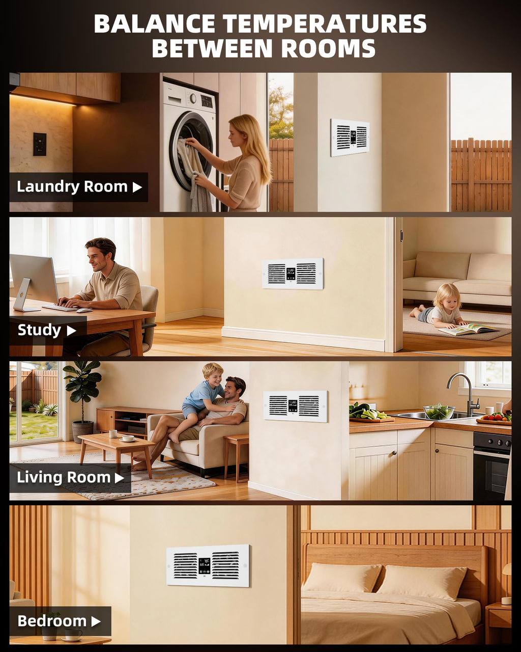 Reversible Room to Room Fan C148