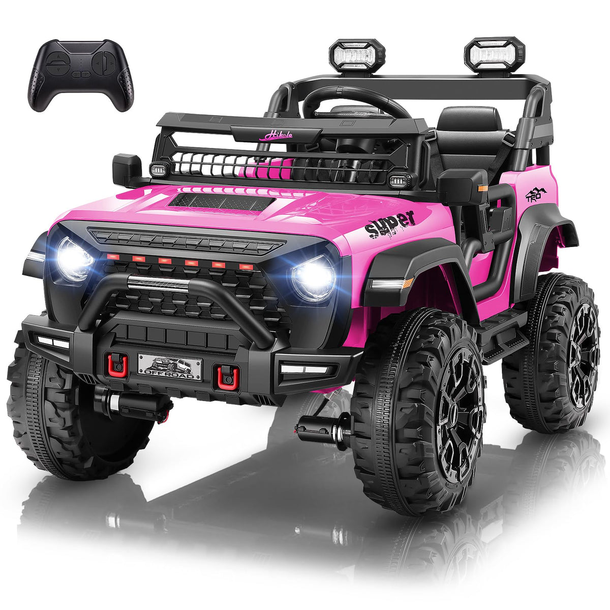 24V 2 Seater Pink Ride on Toy C884014