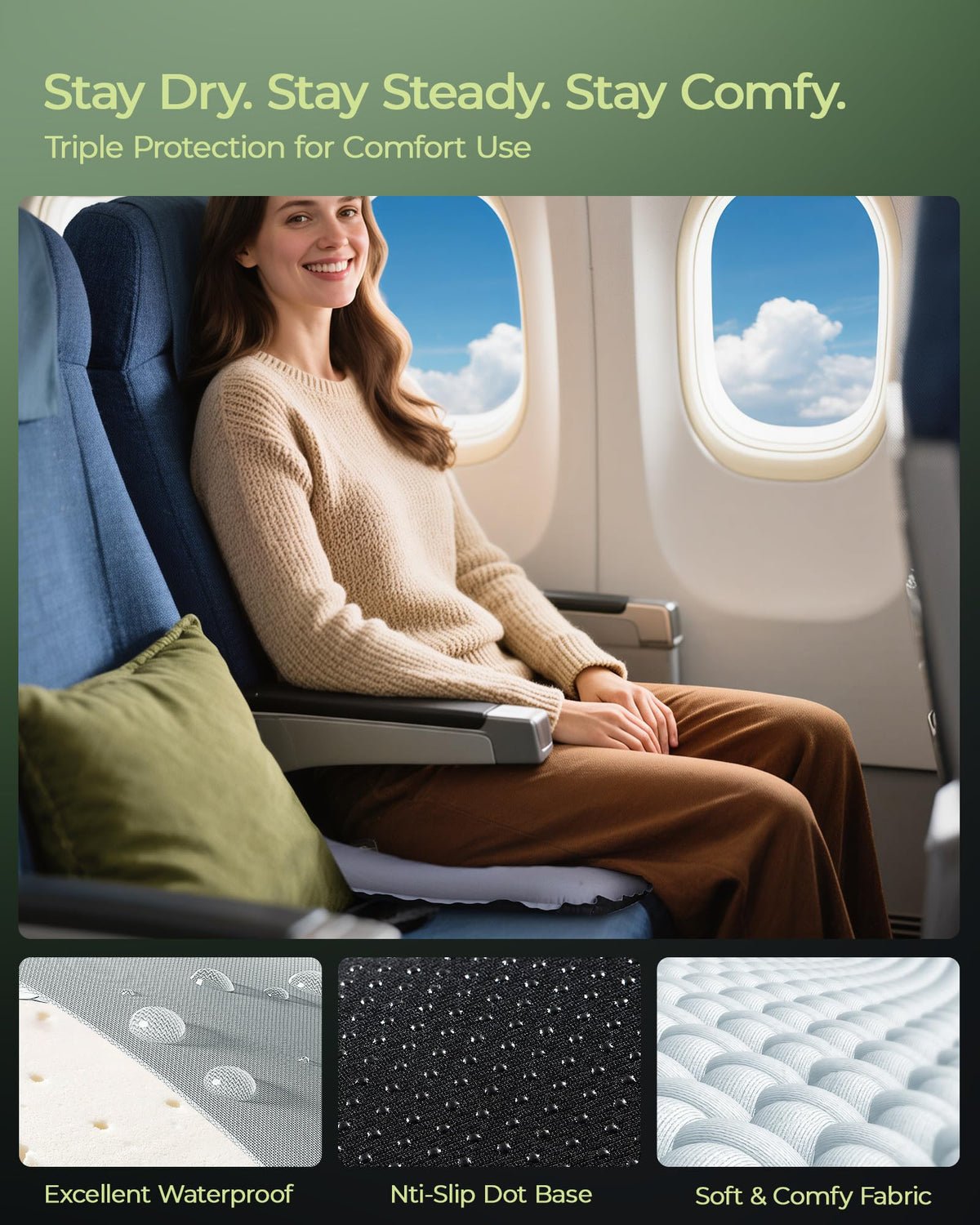 Inflatable Stadium Seat Cushion P50924