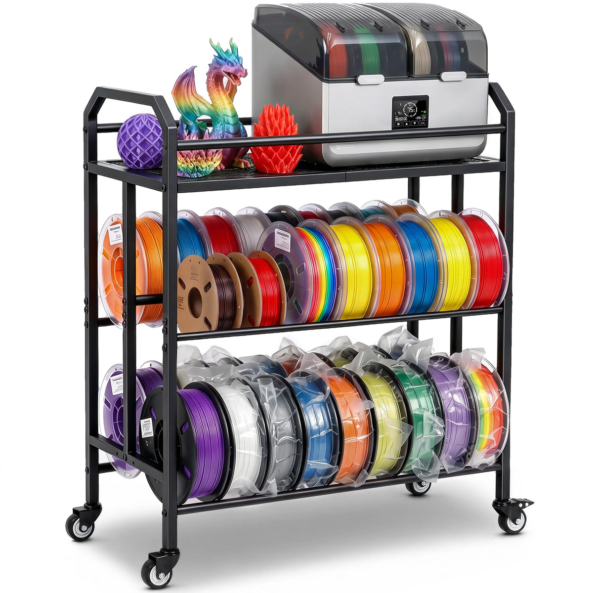 Filament Storage Rack with Wheels Y9871