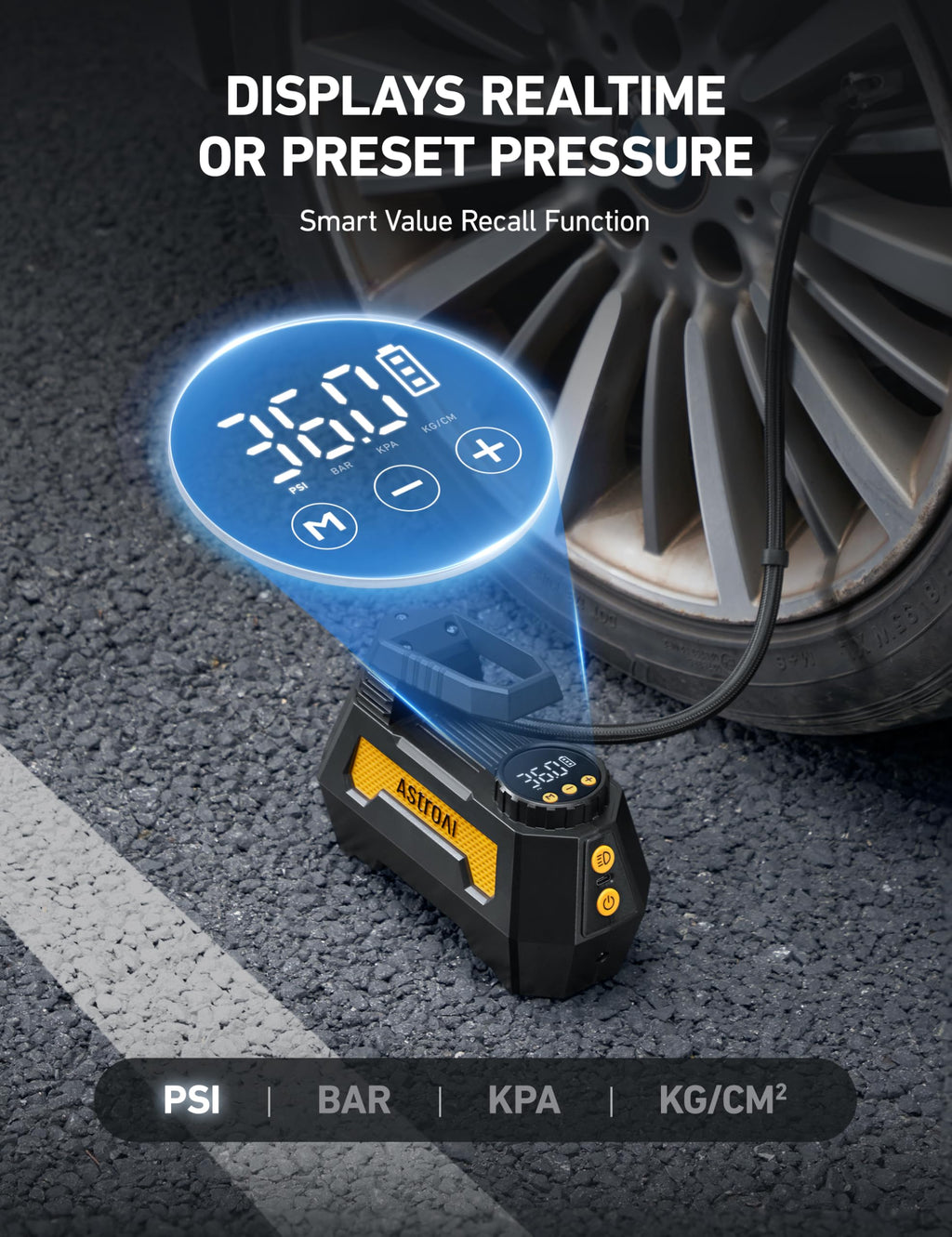 Cordless Portable Air Compressor W7004