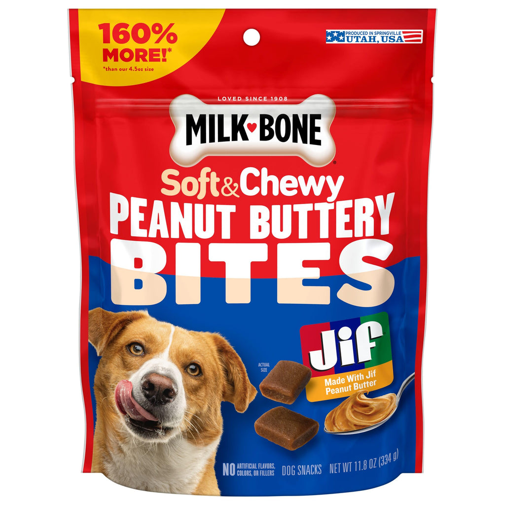 Soft & Chewy Peanut Buttery Dog Treats 11.8 Oz T777