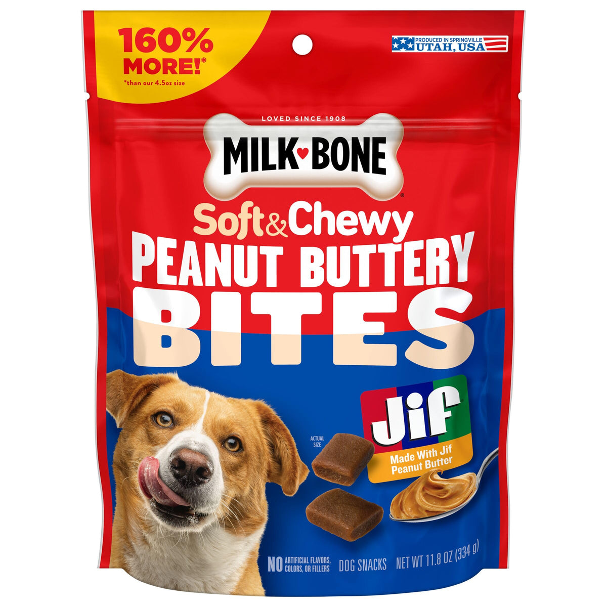 Soft & Chewy Peanut Buttery Dog Treats 11.8 Oz T777