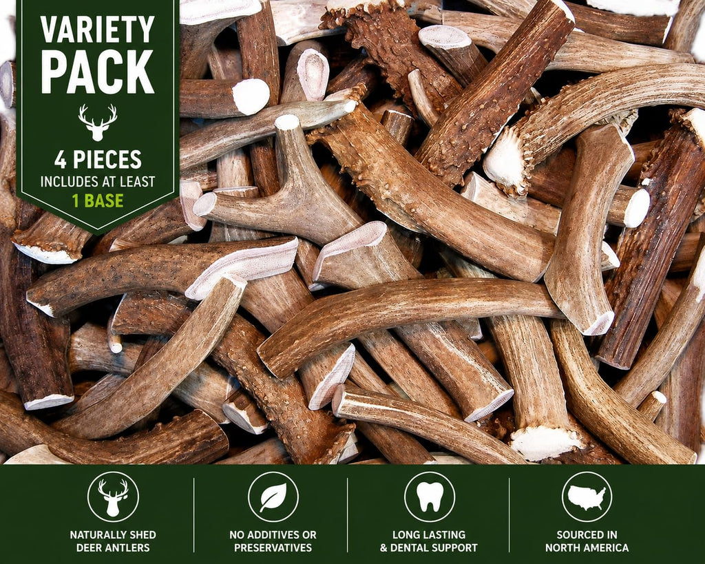 Deer Antler Dog Chews One Pound B863