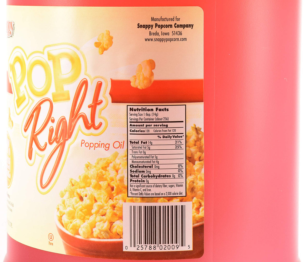 Butter Flavored Popcorn Oil 1 Gallon O4975