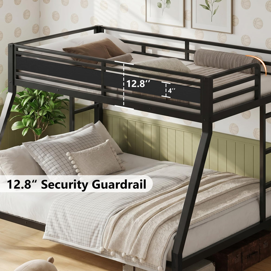 Black Twin Over Full Size Bunk Beds G61287
