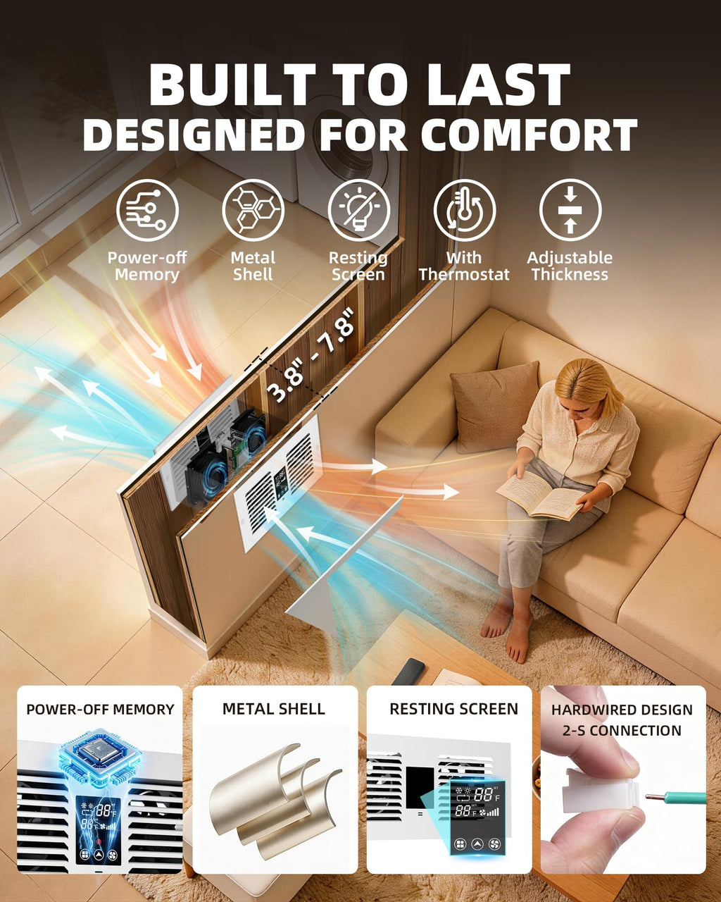 Reversible Room to Room Fan C148