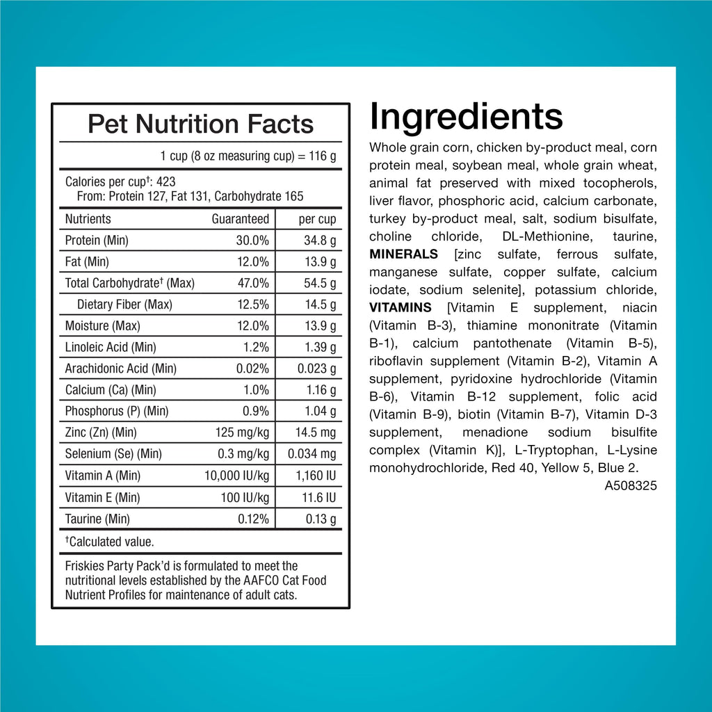 Crunchy Dry Cat Food 3 lb Bag X1586