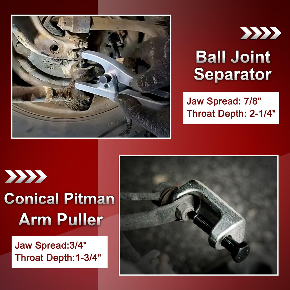 5pcs Alloy Steel Ball Joint Separator Kit P59743