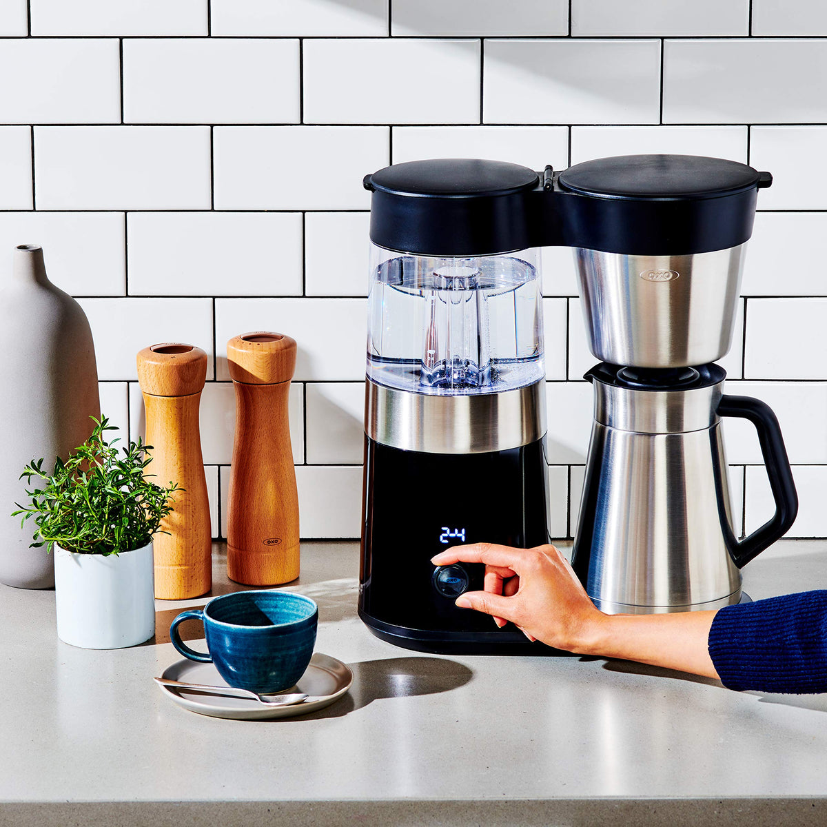 9-Cup Stainless Steel Drip Coffee Maker X544