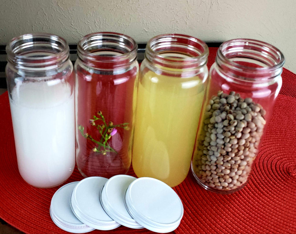 Wide Mouth Glass Bottle Jar 16 oz P787243