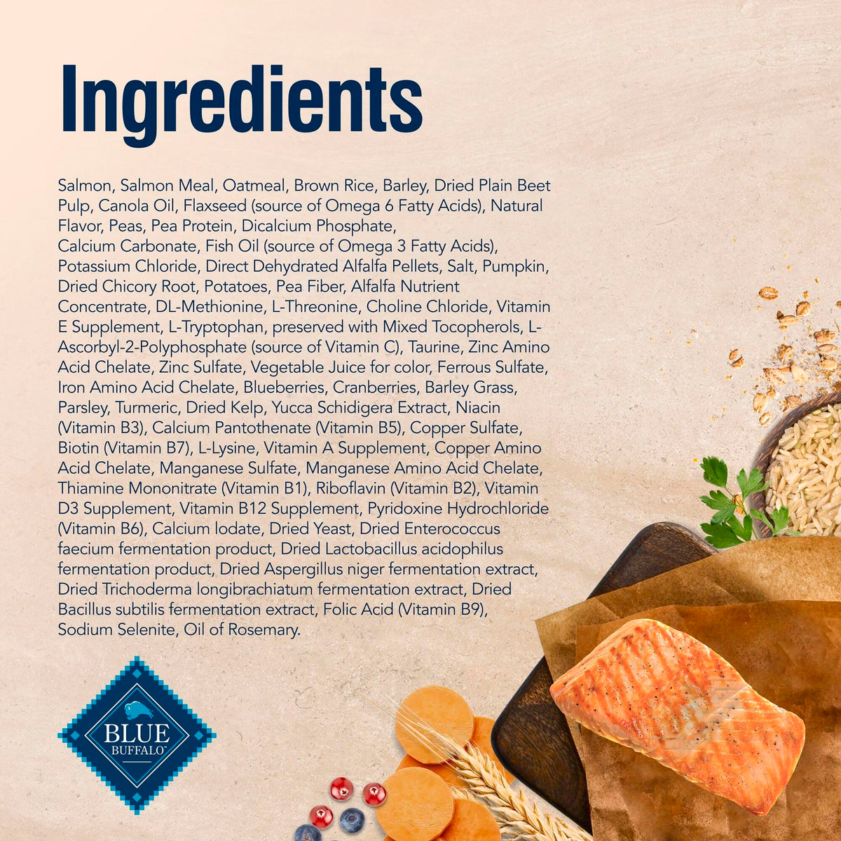 Salmon Dry Dog Food 4 lb Y325324