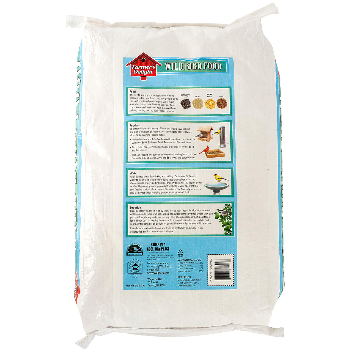 20-Pound Wild Bird Food and 10-Pound Cracked Corn M74067