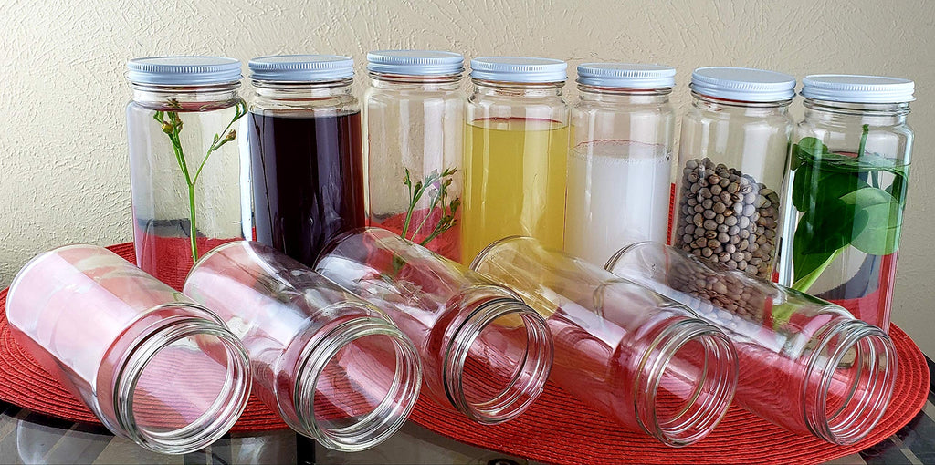Wide Mouth Glass Bottle Jar 16 oz P787243