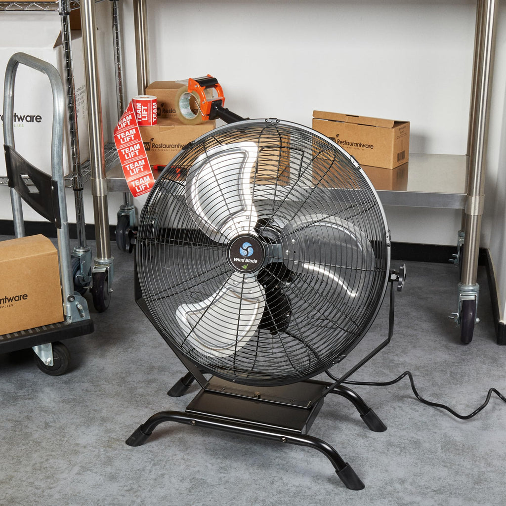 24 Inch Steel Floor and Wall-Mount Misting Fan I3851